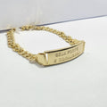 PULSEIRA GRUMET  COM PLACA SEJA FORTE E CORAJOSO
