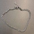 Pulseira masculina malha grumet steel