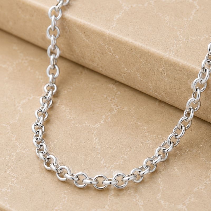 Colar elo rolo steel