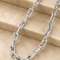 Colar elo inspiração tiffany steel