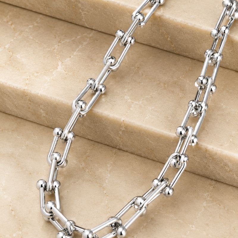 Colar elo inspiração tiffany steel