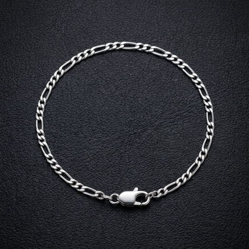 Pulseira masculina grumet fina steel