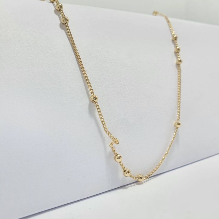 COLAR  VENEZINA MINI BOLINHAS